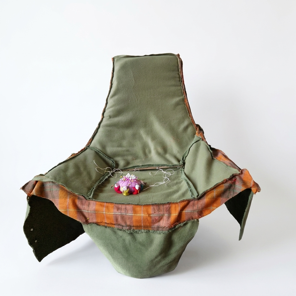 Before, During and After: Swivel Lounge Chair and Vintage Wrought Iron Vanity Chair