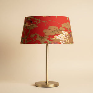 Handmade Thibaut Washington Red Floral Tapered Lampshade
