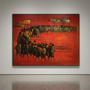 Large 1960s Vintage Print of Deborah Jones "March of the Kings"