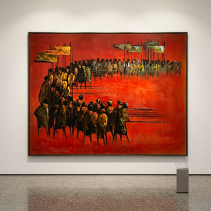Large 1960s Vintage Print of Deborah Jones "March of the Kings"