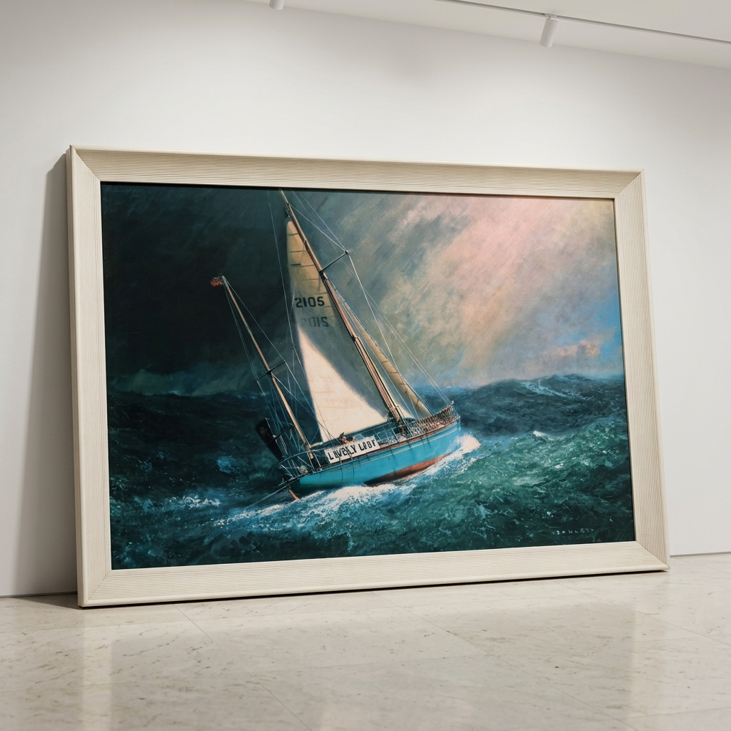 Lively Lady (Lone Sailor) by Laurence Bagley