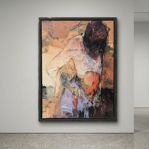 Print of a Mixed Medium Painting by German Artist Karin Volker