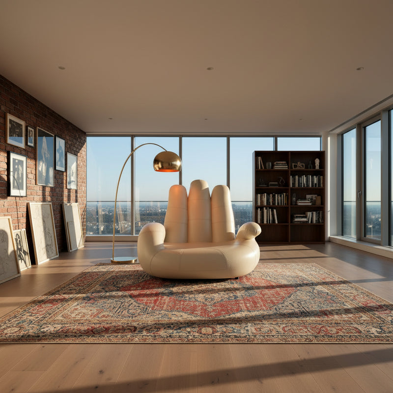 Retro Swivel Hand Chair
